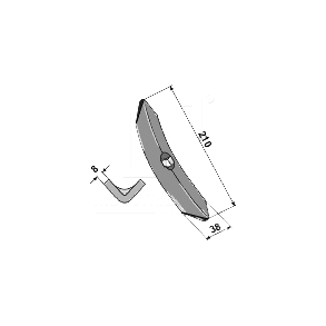 Harvespids 210x38x8mm