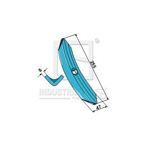 Harvespids 255x47x8mm