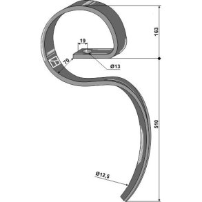 S-tand Top Line 65x13mm til Samson