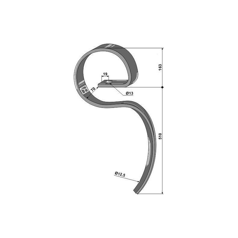 S-tand Top Line 65x13mm til Samson