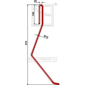 Efterharvetand til Lemken �10