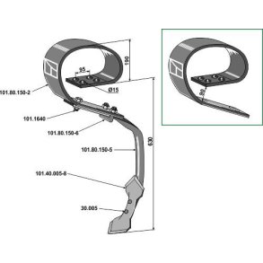 Stubharvetand komplet - System David lll