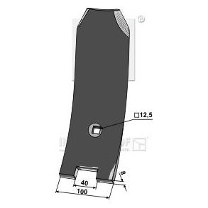 Muldplade, midterste til Lemken Smaragd
