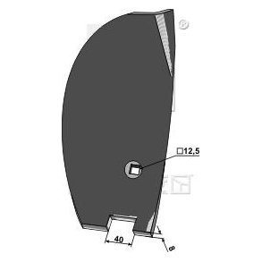 Muldplade H. til Lemken Smaragd