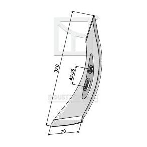 Vreden spids, V. Solbjergsystem 320x70x10mm