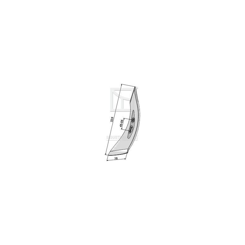 Vreden spids, V. Solbjergsystem 320x70x10mm