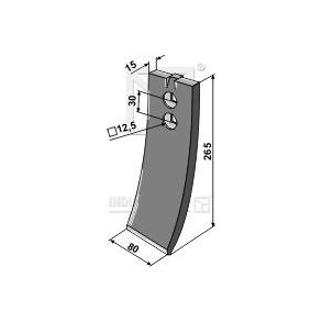 SPIDS TIL CULTUS 80mm med 2 huller