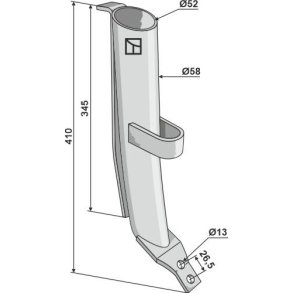 Gylledyse �57mm til Samson