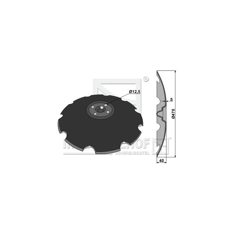 Disc TrueCut (470mm) til Vderstad