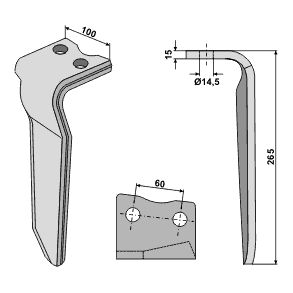 Rotortand H. til Howard