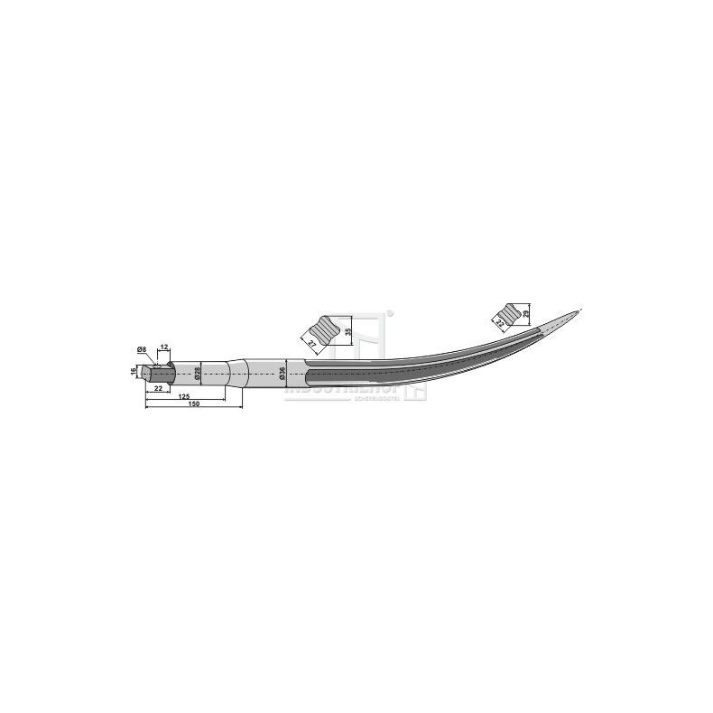 Frontlssertand 680mm 36