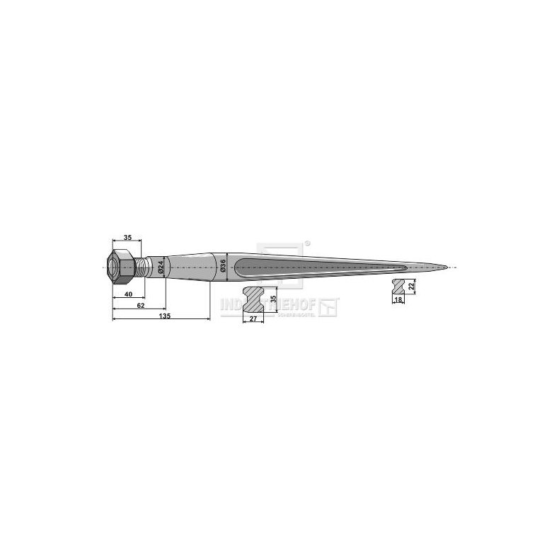 Frontlsser tnder 900 M22 36