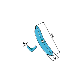 Harvespids 210x35x6mm