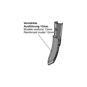 Bourgault Spids 6x50mm, med 13mm forstrkning