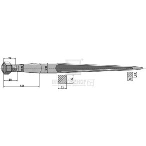 Frontlssertand 810mm M20 36