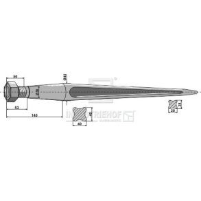 Frontlssertand 820mm M28 45