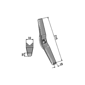 Spids for Agrilla super.