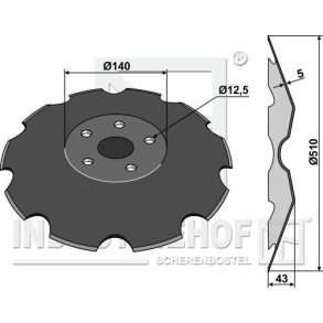 Disc TrueCut 510mm til Vderstad Carrier