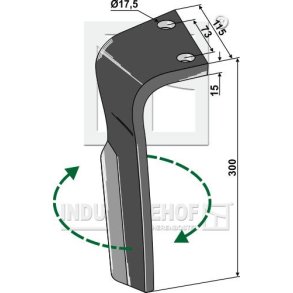 Rotortand H. til Lemken Zirkon 7