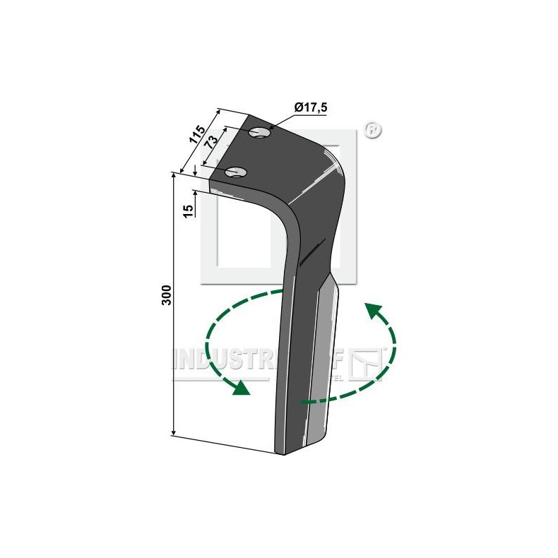 Rotortand V. til Lemken Zirkon 7