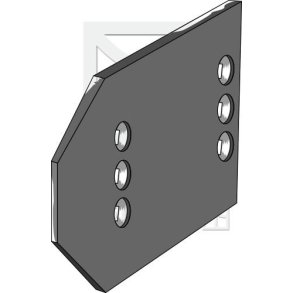 Stabiliseringsplade/Slidstykke for landside til Lemken