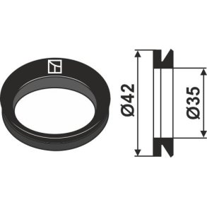 Gummipakning/Ttningsring til Vderstad