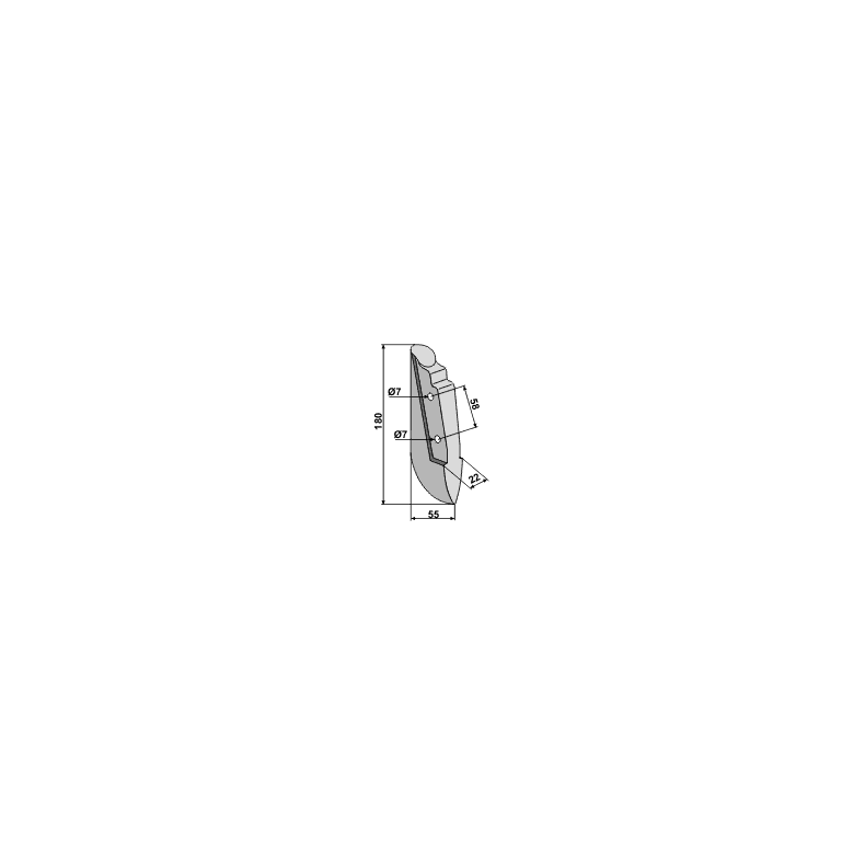 Sskr, incl. 2 x nitte M6x35 (09087)