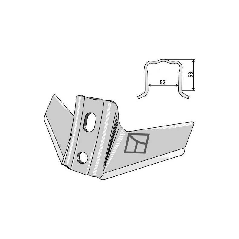 Vingeskr Solbjergsystem 155x308x6mm