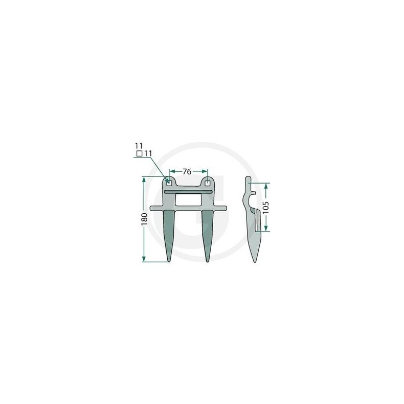 Dobbeltfinger til Claas Lexion