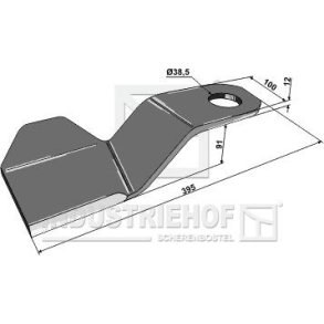 Kniv H, til Spearhead, 395mm