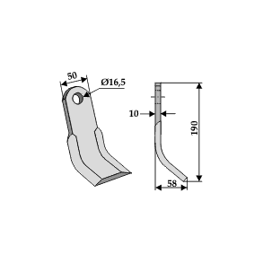 Y-knive til Kverneland/Maletti