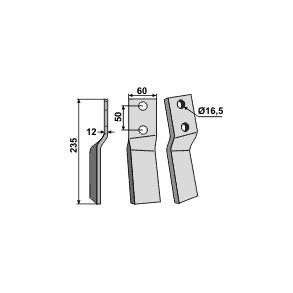 Tand V. 60x12 HR 40/50.