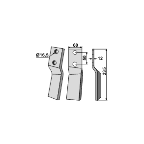 Tand H. 60x12 HR 40/50.