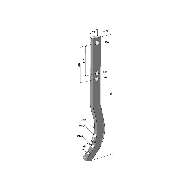 Tand 80mm