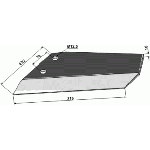 Vingesk�r H. ��70mm, 182x315x10mm
