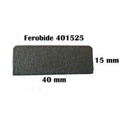 Ferobide tungstens platte 40x15x4mm
