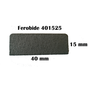Ferobide tungstens platte 40x15x4mm