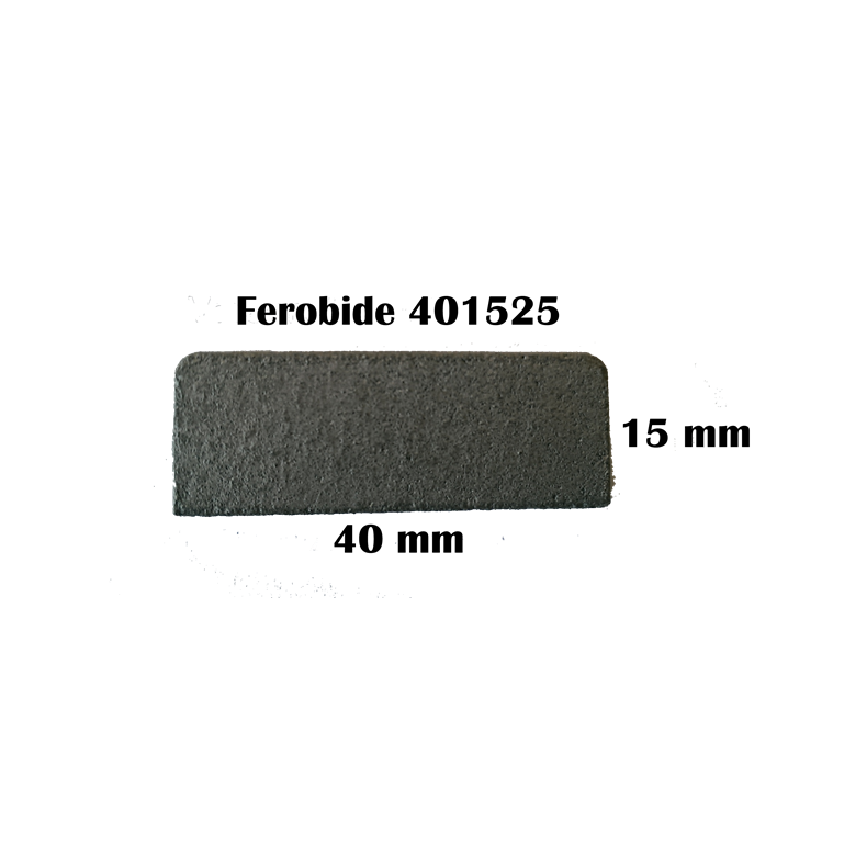 Ferobide tungstens platte 40x15x4mm