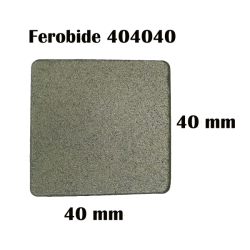 Ferobide tungstens platte 40x40x4mm