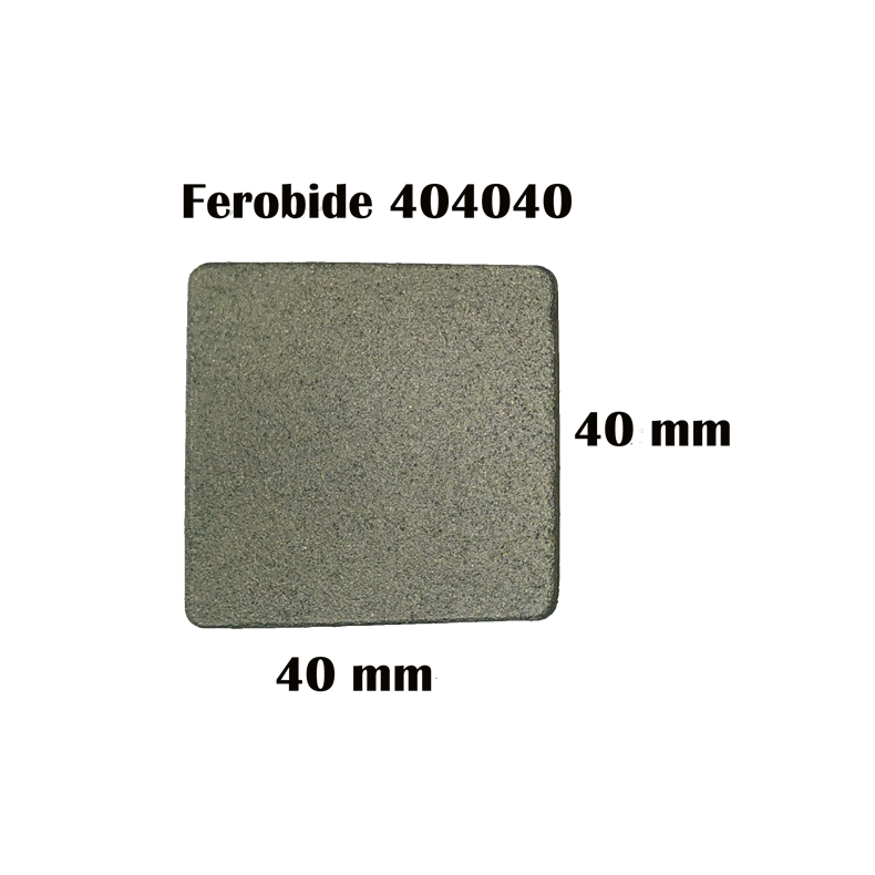 Ferobide tungstens platte 40x40x4mm