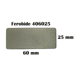 Ferobide tungstens platte 60x25x4mm