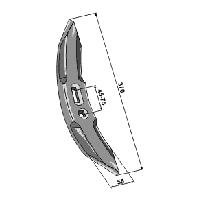 Spids til Amazone Centaur 50x15mm