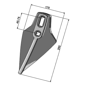 Belgioskr 170mm til Amazone