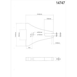 Glideplade til Horsch Sprinter
