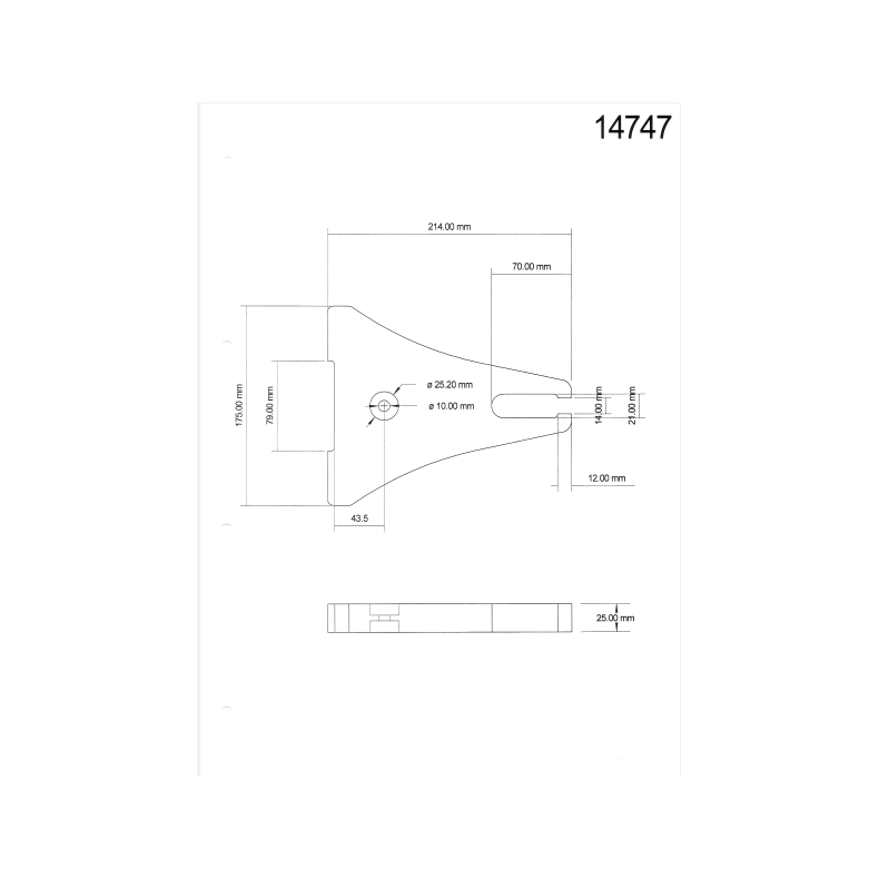 G�dningssko til Horsch Sprinter - fast g�dning