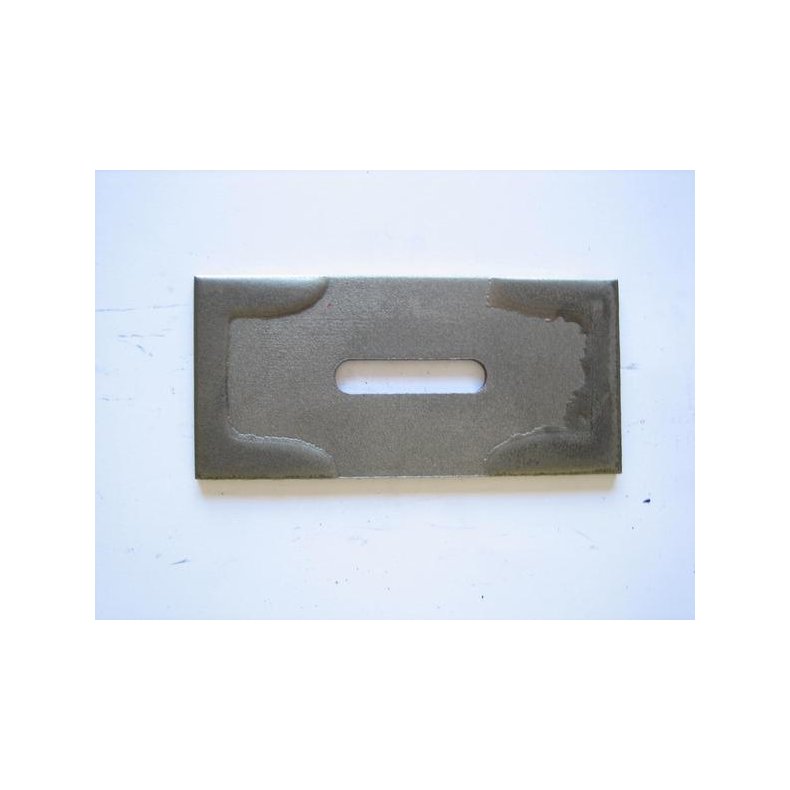 80x170. 1 hul (13x60). 5mm tyk. Hrdmetal