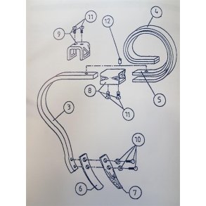 Komplet Marsk Stig tand Uniflex model 3 - efterrsspids