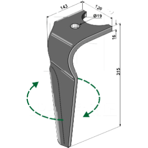 Tnder, serie 1000 m/snapskift H.