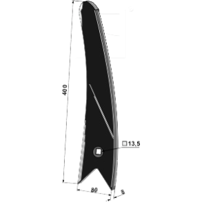 Ledeskr H. til Kuhn 80mm
