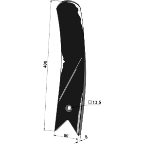 Ledeskr V. til Kuhn 80mm